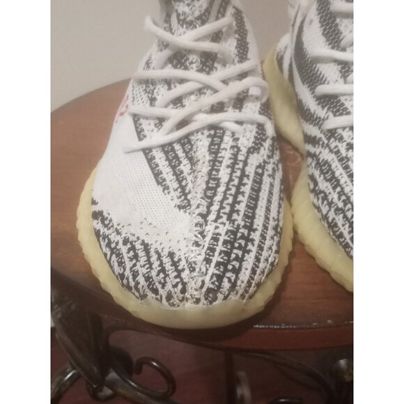 adidas Yeezy Boost 350 V2 Zebra Black White Mens Size 11 main image 12